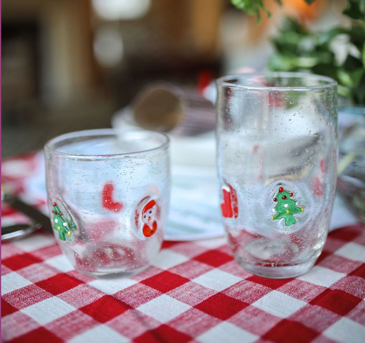 Jingle Bubble-Glass Highball, Set of 4