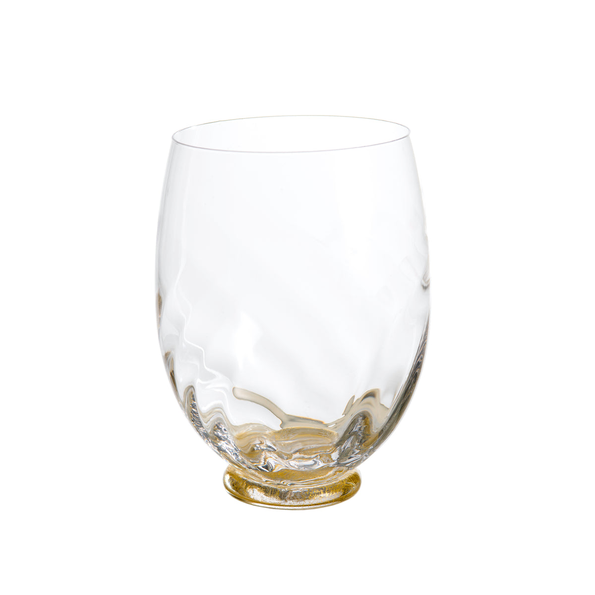 Elisa Red Wine, Clear with Gold