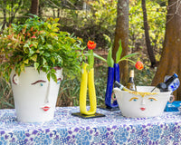 Male Decorated Vase / Ice Bucket