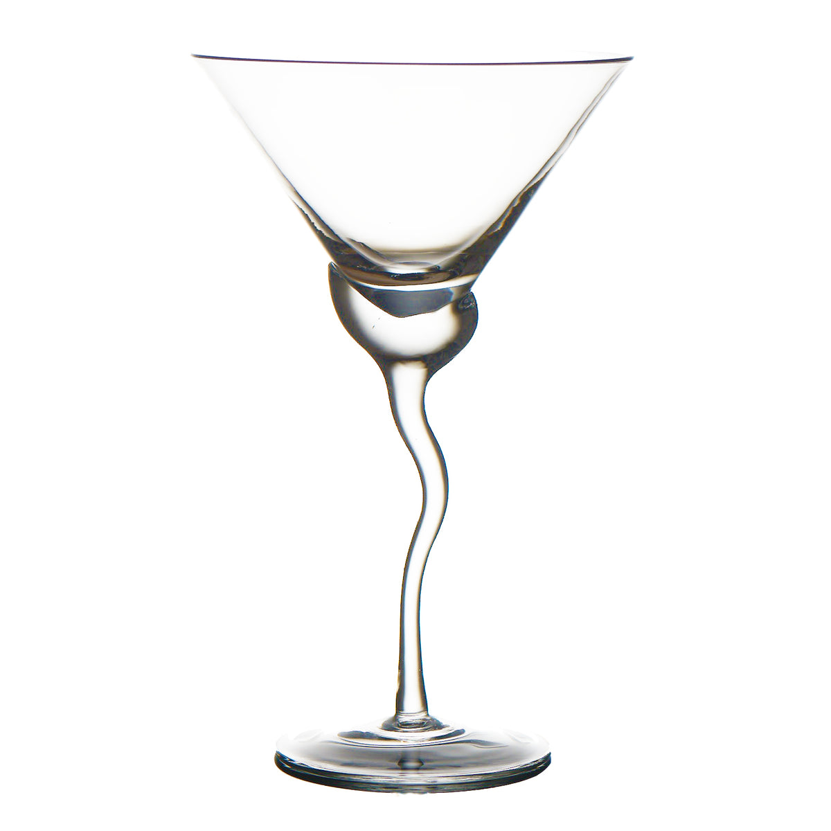 Martini Glass w/ Wave Stem