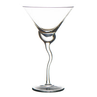 Martini Glass w/ Wave Stem