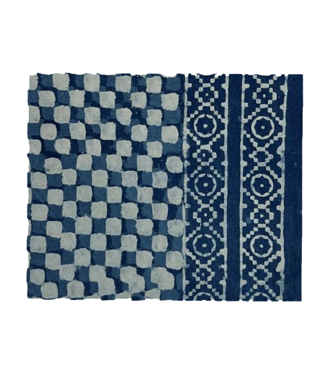 Cabana Tablecloth, Indigo Check