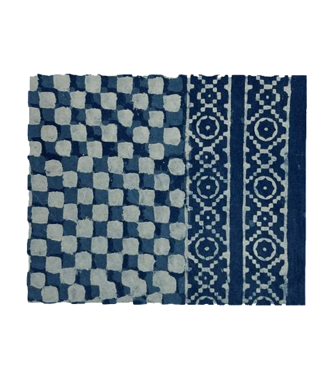 Veranda Tablecloth, Violet Design, Small