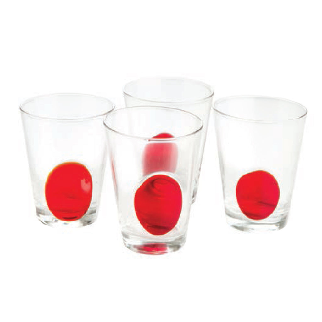Clear DOF w/ Red Dot, Set of 4