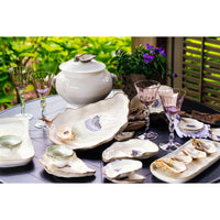 Seaside Oyster Plate, Medium, Set of 4