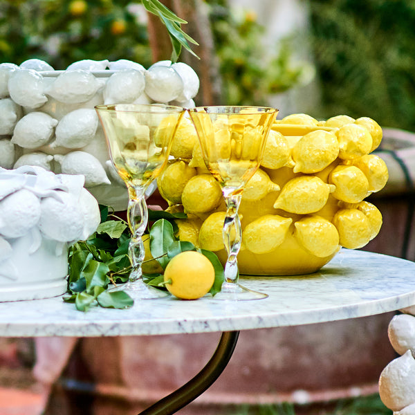 Ceramic Lemon Planter, Yellow