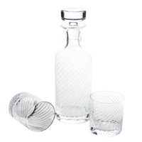 St. Regis Double Old-Fashioned Glass, Diagonal Cut